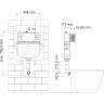 Встраиваемый смывной бачок WASSERKRAFT ALLER 10TLT.031.ME.WM03